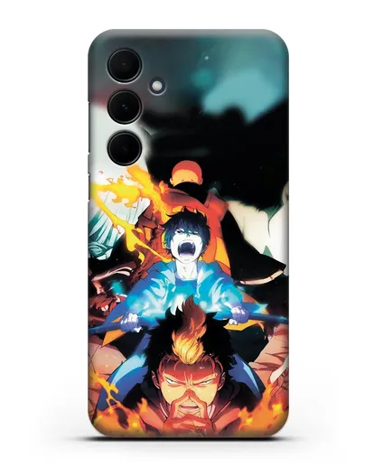 Чехол аниме Синий экзорцист - Рин экзорцист силиконовый для Samsung Galaxy A35 [SM-A356]