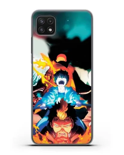 Чехол аниме Синий экзорцист - Рин экзорцист силиконовый для Samsung Galaxy A22s [A226B]