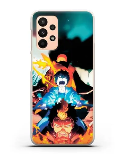 Чехол аниме Синий экзорцист - Рин экзорцист силиконовый для Samsung Galaxy A23 [SM-A235F]