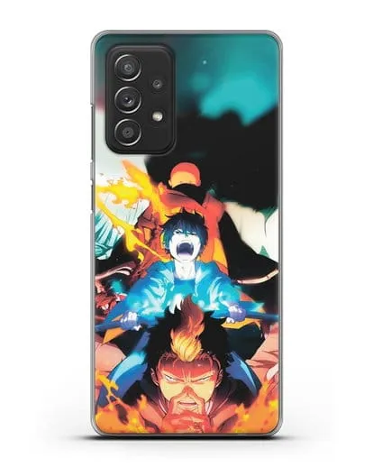 Чехол аниме Синий экзорцист - Рин экзорцист силиконовый для Samsung Galaxy A52 4G [SM-A525F]