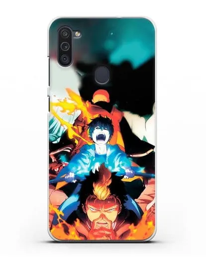 Чехол аниме Синий экзорцист - Рин экзорцист силиконовый для Samsung Galaxy M11 [SM-M115F]