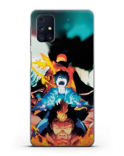 Чехол аниме Синий экзорцист - Рин экзорцист силиконовый для Samsung Galaxy M31s [SM-M317F]