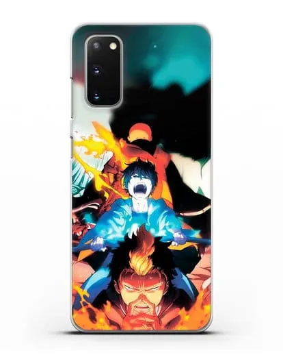 Чехол аниме Синий экзорцист - Рин экзорцист силиконовый для Samsung Galaxy S20 [SM-G980F]