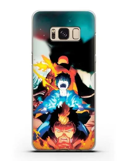 Чехол аниме Синий экзорцист - Рин экзорцист силиконовый для Samsung Galaxy S8 Plus [SM-G955F]