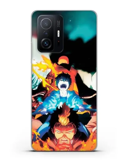 Чехол аниме Синий экзорцист - Рин экзорцист силиконовый для Xiaomi 11T Pro