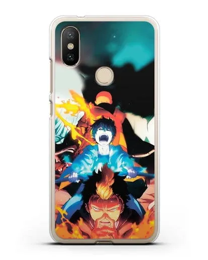 Чехол аниме Синий экзорцист - Рин экзорцист силиконовый для Xiaomi Mi A2