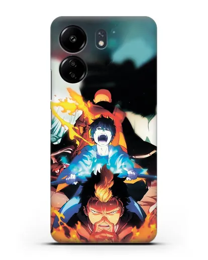 Чехол аниме Синий экзорцист - Рин экзорцист силиконовый для Xiaomi Redmi 13C