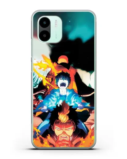 Чехол аниме Синий экзорцист - Рин экзорцист силиконовый для Xiaomi Redmi A2