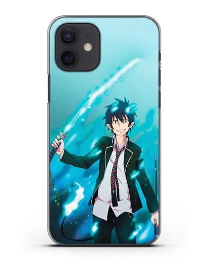 Чехол аниме Синий экзорцист - Рин силиконовый для iPhone 12