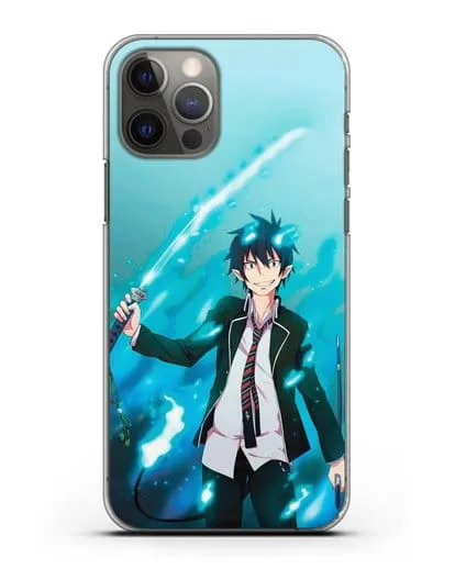 Чехол аниме Синий экзорцист - Рин силиконовый для iPhone 12 Pro