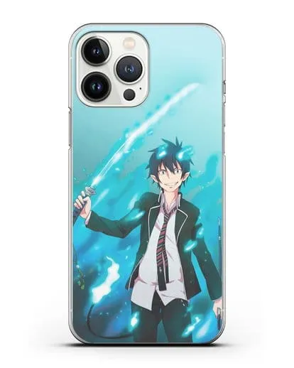 Чехол аниме Синий экзорцист - Рин силиконовый для iPhone 13 Pro Max