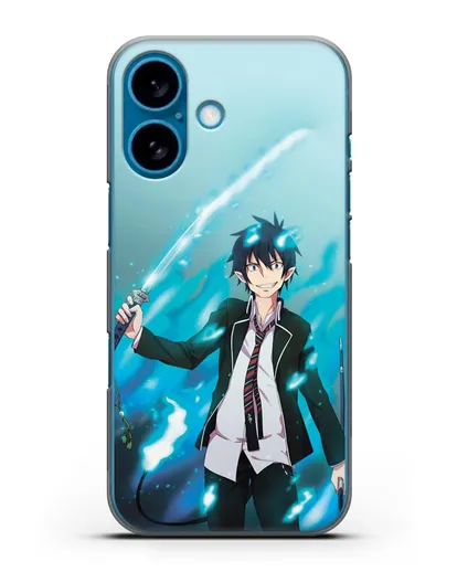 Чехол аниме Синий экзорцист - Рин силиконовый для iPhone 16