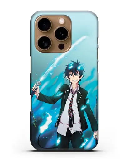 Чехол аниме Синий экзорцист - Рин силиконовый для iPhone 16 Pro