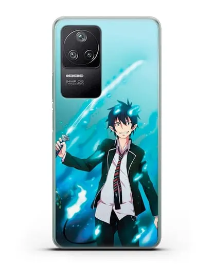 Чехол аниме Синий экзорцист - Рин силиконовый для Xiaomi Poco F4