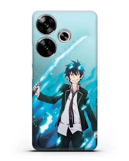 Чехол аниме Синий экзорцист - Рин силиконовый для Xiaomi Poco F6