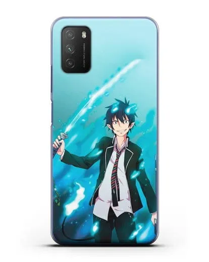 Чехол аниме Синий экзорцист - Рин силиконовый для Xiaomi Poco M3