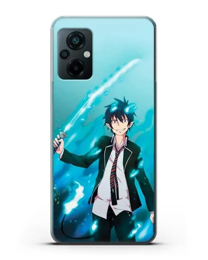 Чехол аниме Синий экзорцист - Рин силиконовый для Xiaomi Poco M5