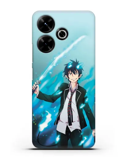 Чехол аниме Синий экзорцист - Рин силиконовый для Xiaomi Poco M6