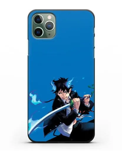 Чехол аниме Синий экзорцист - Рин демон силиконовый для iPhone 11 Pro Max