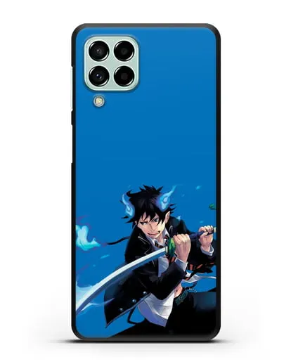 Чехол аниме Синий экзорцист - Рин демон силиконовый для Samsung Galaxy M53 [SM-M536]