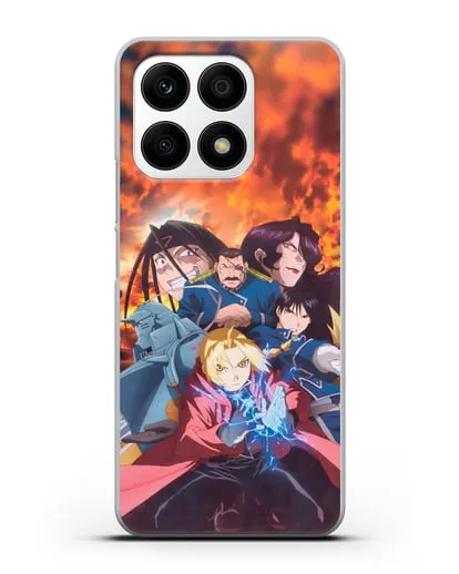 Чехол аниме Ходячий замок - Алхимик силиконовый для Honor X8a