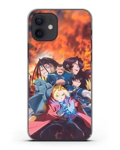 Чехол аниме Ходячий замок - Алхимик силиконовый для iPhone 12