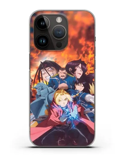 Чехол аниме Ходячий замок - Алхимик силиконовый для iPhone 14 Pro