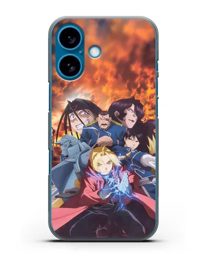 Чехол аниме Ходячий замок - Алхимик силиконовый для iPhone 16