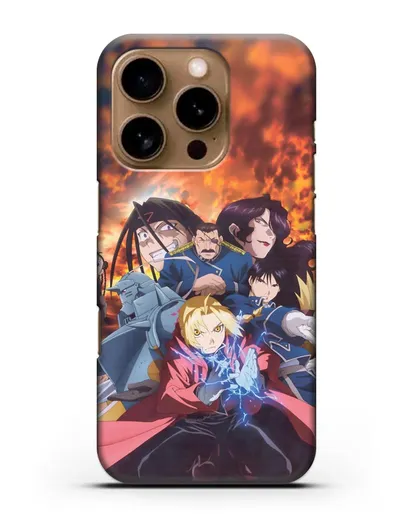 Чехол аниме Ходячий замок - Алхимик силиконовый для iPhone 16 Pro