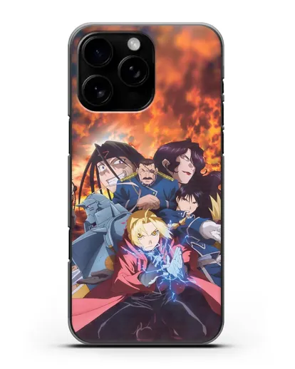 Чехол аниме Ходячий замок - Алхимик силиконовый для iPhone 16 Pro Max