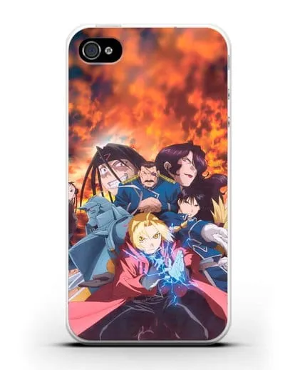 Чехол аниме Ходячий замок - Алхимик силиконовый для iPhone 4/4s