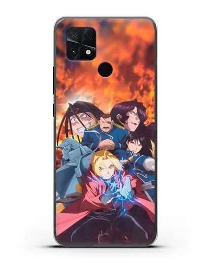 Чехол аниме Ходячий замок - Алхимик силиконовый для Xiaomi Poco C40