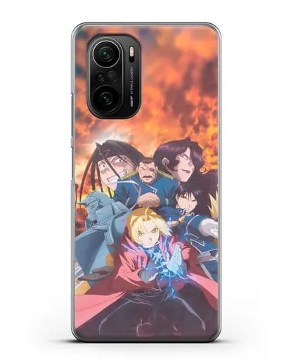 Чехол аниме Ходячий замок - Алхимик силиконовый для Xiaomi Poco F3 Pro