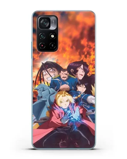 Чехол аниме Ходячий замок - Алхимик силиконовый для Xiaomi Poco M4 Pro 5G