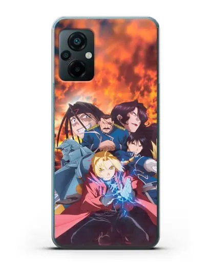 Чехол аниме Ходячий замок - Алхимик силиконовый для Xiaomi Poco M5