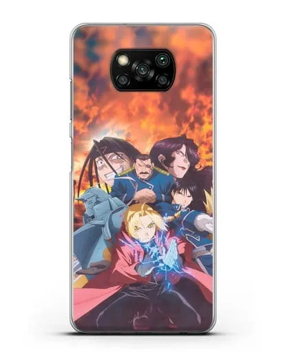 Чехол аниме Ходячий замок - Алхимик силиконовый для Xiaomi Poco X3