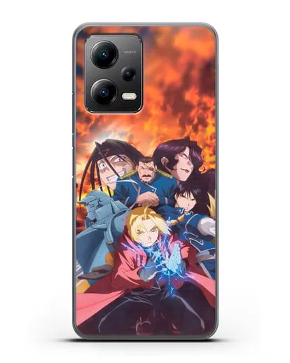 Чехол аниме Ходячий замок - Алхимик силиконовый для Xiaomi Poco X5