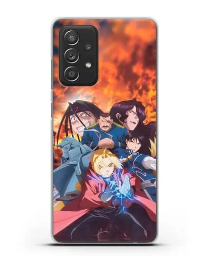 Чехол аниме Ходячий замок - Алхимик силиконовый для Samsung Galaxy A53