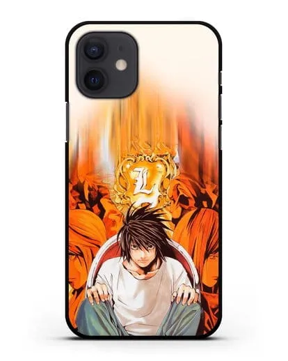 Чехол аниме Тетрадь смерти - Детектив Эл силиконовый для iPhone 12