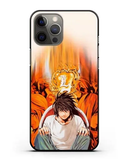 Чехол аниме Тетрадь смерти - Детектив Эл силиконовый для iPhone 12 Pro Max