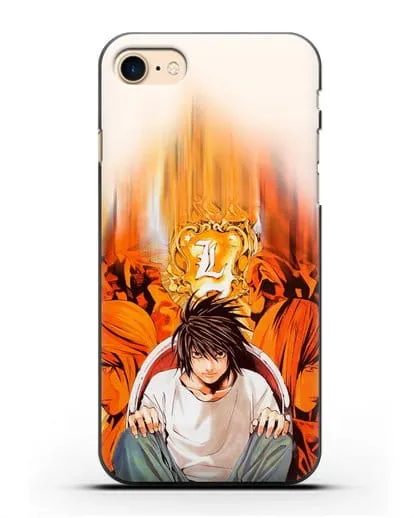 Чехол аниме Тетрадь смерти - Детектив Эл силиконовый для iPhone 7