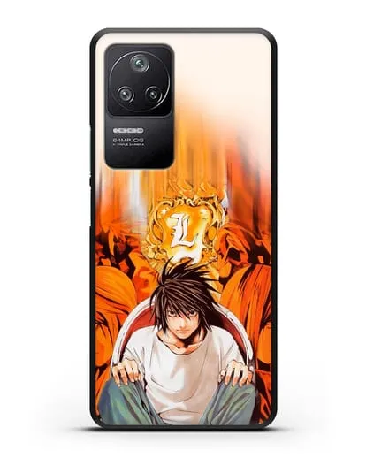 Чехол аниме Тетрадь смерти - Детектив Эл силиконовый для Xiaomi Poco F4