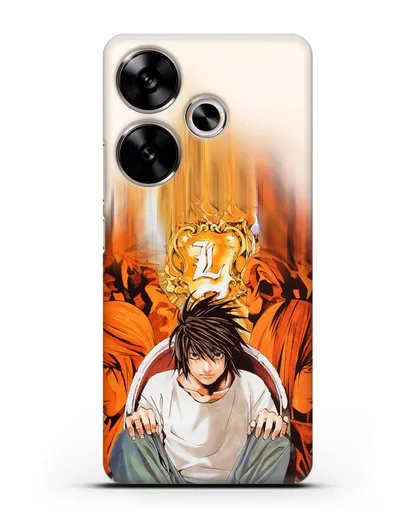 Чехол аниме Тетрадь смерти - Детектив Эл силиконовый для Xiaomi Poco F6