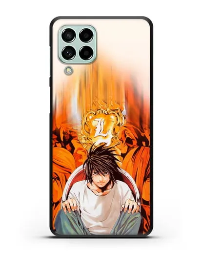 Чехол аниме Тетрадь смерти - Детектив Эл силиконовый для Samsung Galaxy M53 [SM-M536]