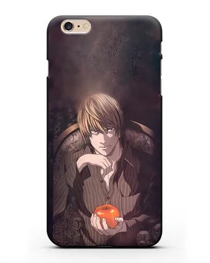 Чехол аниме Тетрадь смерти - Ягами Лайт силиконовый для iPhone 6 Plus