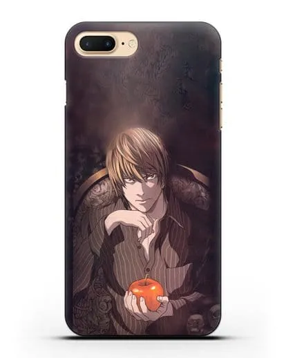 Чехол аниме Тетрадь смерти - Ягами Лайт силиконовый для iPhone 7 Plus