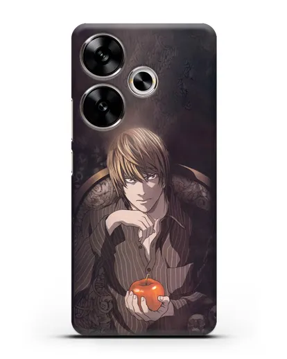 Чехол аниме Тетрадь смерти - Ягами Лайт силиконовый для Xiaomi Poco F6