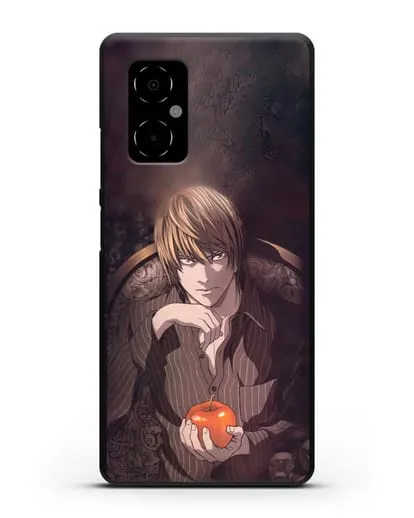 Чехол аниме Тетрадь смерти - Ягами Лайт силиконовый для Xiaomi Poco M4 5G