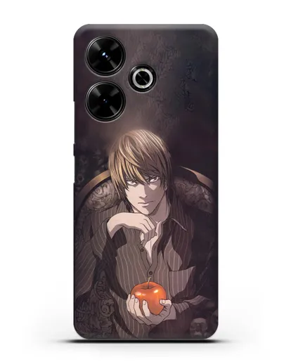 Чехол аниме Тетрадь смерти - Ягами Лайт силиконовый для Xiaomi Poco M6