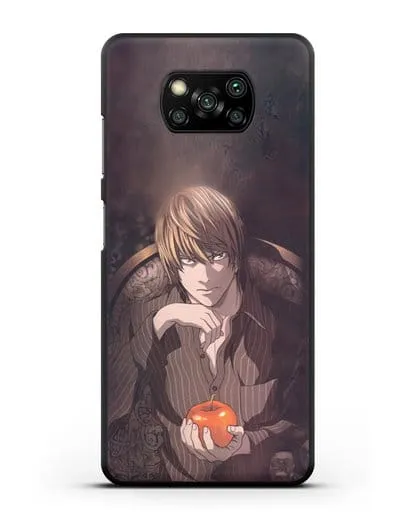 Чехол аниме Тетрадь смерти - Ягами Лайт силиконовый для Xiaomi Poco X3